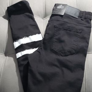 NEW- Bee Inspired Jeans, Sz 30R, Distressed